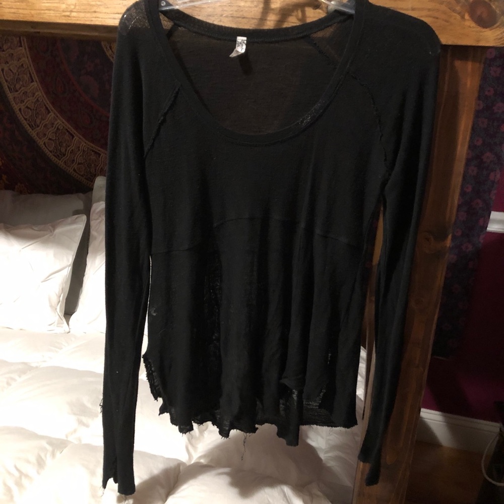 Black free people long sleeve